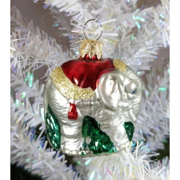 Vintage Retired Inge Glas Elephant Ornament - Picture 2 of 6